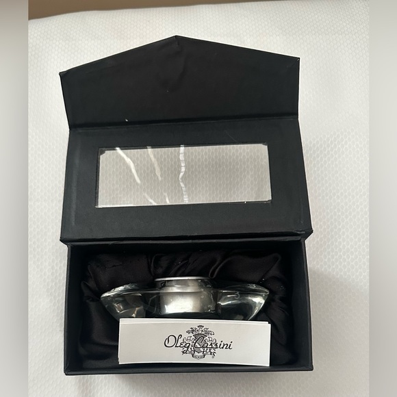 Oleg Cassini Crystal Votive Pebble Beach NWT - Picture 11 of 11